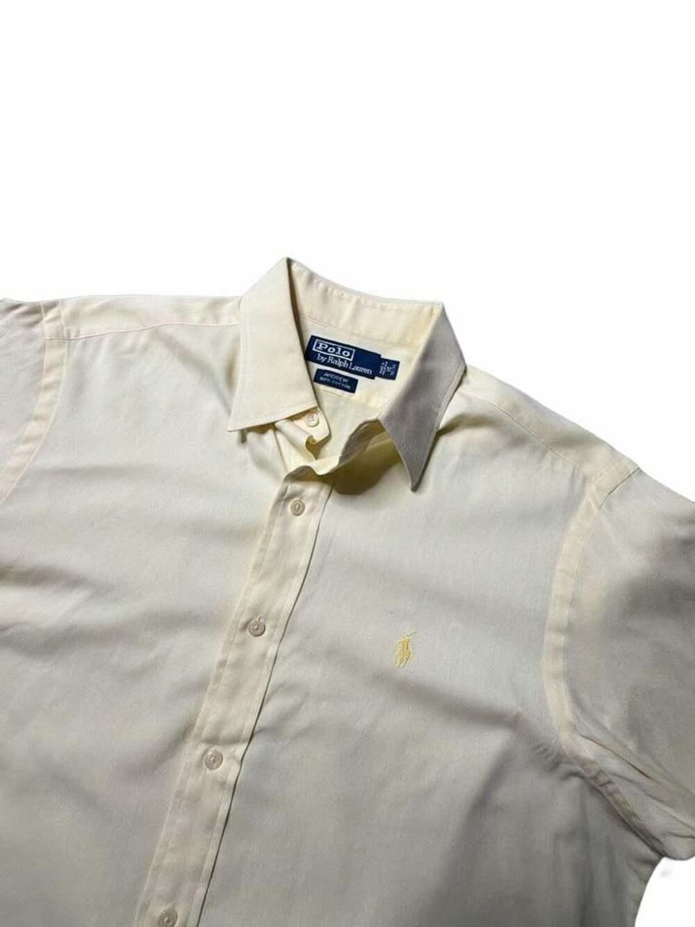 Polo Ralph Lauren Andrew Long Sleeve Shirt Yellow 100% Cotton